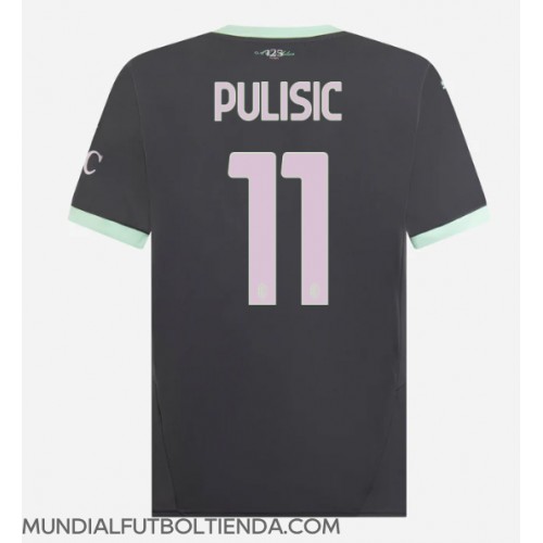 Camiseta AC Milan Christian Pulisic #11 Tercera Equipación Replica 2024-25 mangas cortas